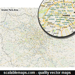 Greater Paris and its surroundings